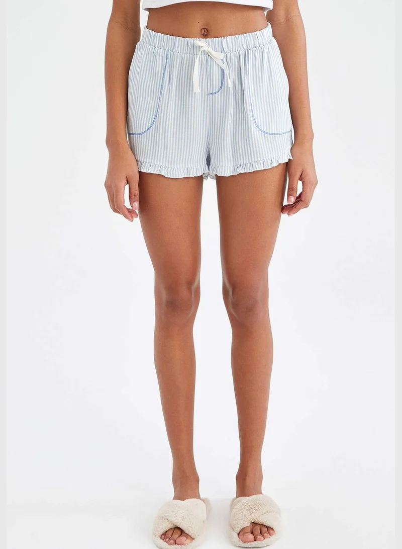 ديفاكتو Relax Fit Short Sleeve Printed Viscose Pyjama Set