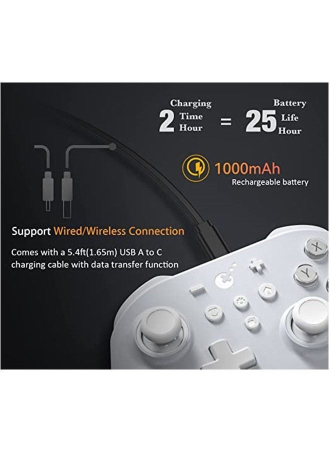 Gulikit - GuliKit (No Stick Drift) KingKong 2 Pro Wireless Controller for Nintendo Switch, First Bluetooth Controller with Hall Effect Sensing Joystick, No Deadzone, Auto Pilot Gaming, Motion Sense - Image 1
