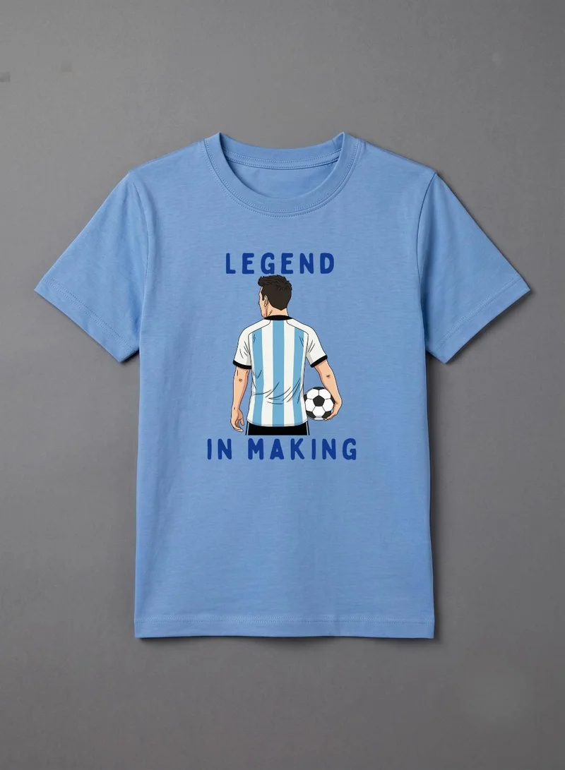 babyqlo Blue Legend In Making Football Kids T-Shirt