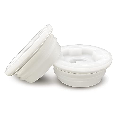 Green Goods Bung Cap 2" with 3/4" Knock Out, Buttress (Coarse Thread) with Gasket for Poly Drum, Brand New (2 Pack) - Image 1