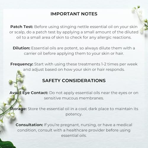 Devinez Stinging Nettle Essential Aromatherapy Oil for Hair & Skin 100ml, Bichu Buti, Urtica dioica - 100% Natural Organic & Undiluted for skin & Hair Care, Nettle Leaf Hair Oil - Image 5