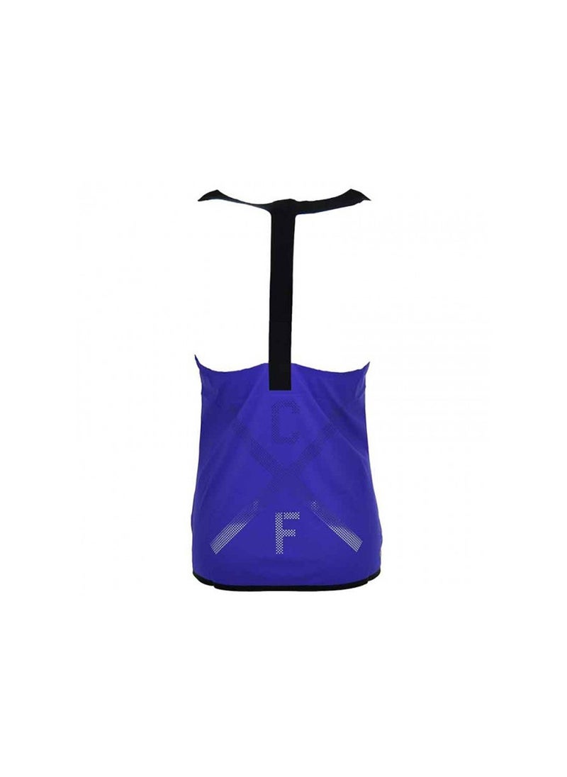 Reebok Women RCF Knit Woven Tank, Purple  - Image 2