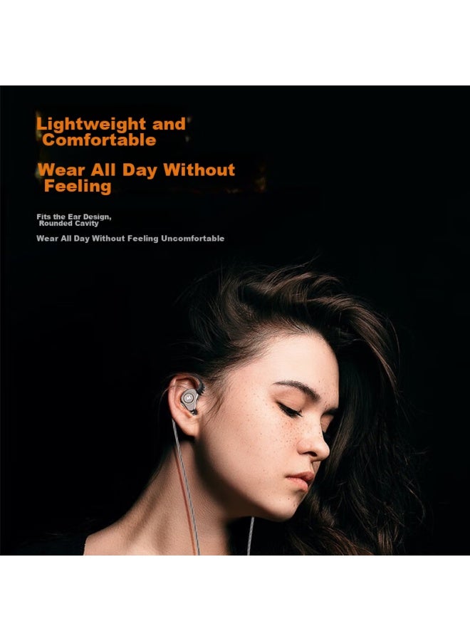 Bkayp Wired Gaming Headset, Type-c In-ear, For Esports, Pubg, Honor Of Kings, Gunfight, Computer And Mobile Phone, Sleep Headphones, Noise-cancelling, Music, Calls, Compatible With Apple And Android - Image 5