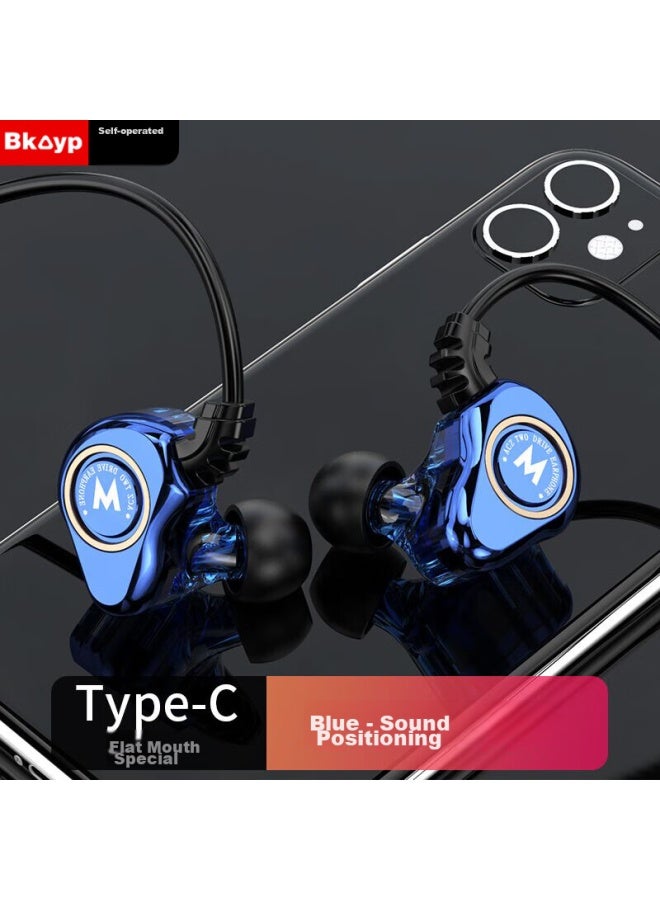 Bkayp Wired Gaming Headset, Type-c In-ear, For Esports, Pubg, Honor Of Kings, Gunfight, Computer And Mobile Phone, Sleep Headphones, Noise-cancelling, Music, Calls, Compatible With Apple And Android - Image 1