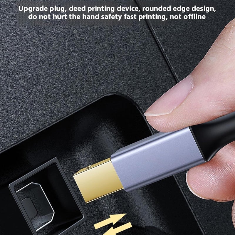 Peiiwdc USB C Printer Cable Type Male to B Type Male Scanner Cord Data Transmission for Printers Scanner to Data Transfer - Image 5
