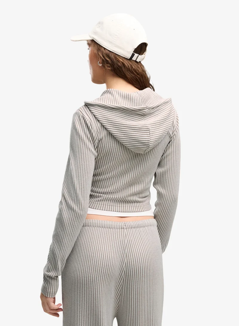 Puma Essential Ribbed Soft Touch Hoodie