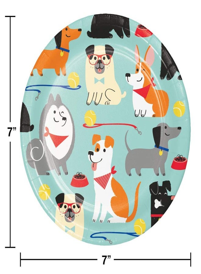 Creative Converting Dog Party Dessert Plates, 24 ct - Image 2