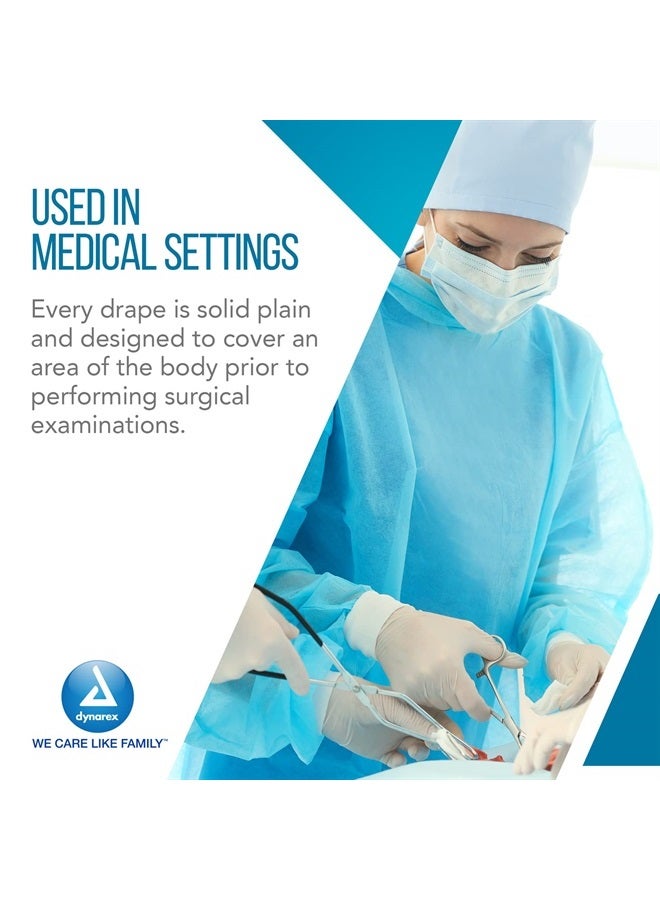 Dynarex Disposable Towel Drapes, Sterile, 18" x 26," for Medical & Surgical Use, Poly-Interlined Lining, Protect from Contaminants, 1 Box of 50 Drapes - Image 4