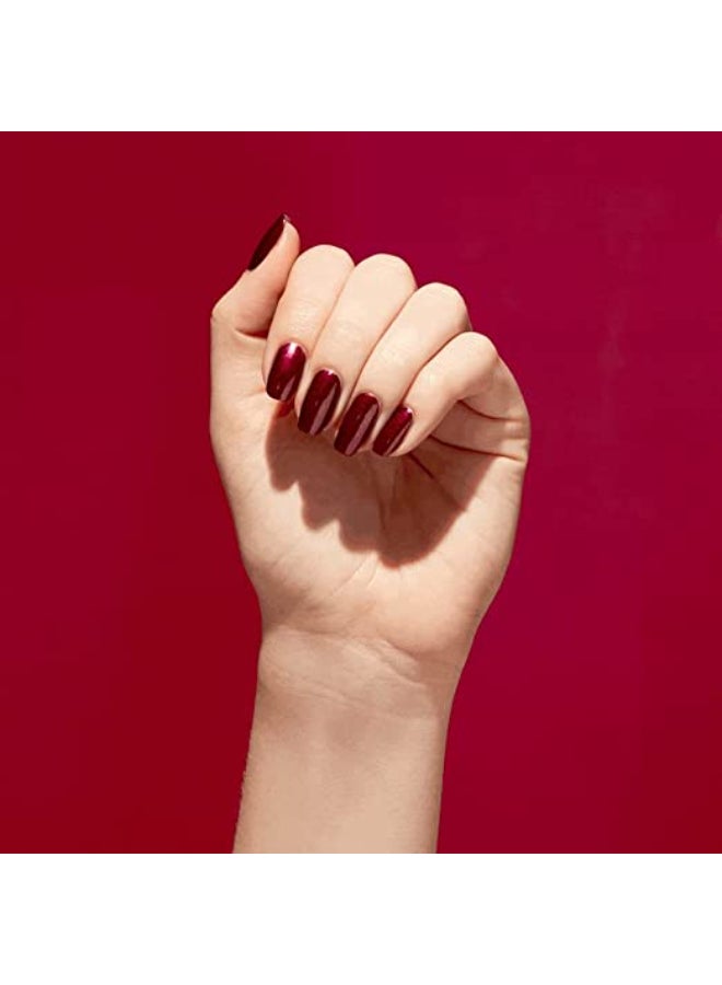 OPI Nature Strong Nail Lacquer - Raisin Your Voice, Red, 15Ml - Image 4