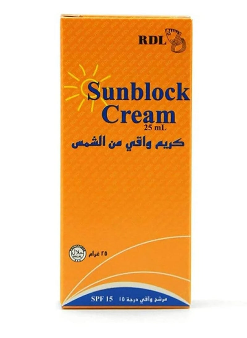 ار دي ال كريم واقي من الشمس بعامل حمايه 15 - 25مل - Image 3