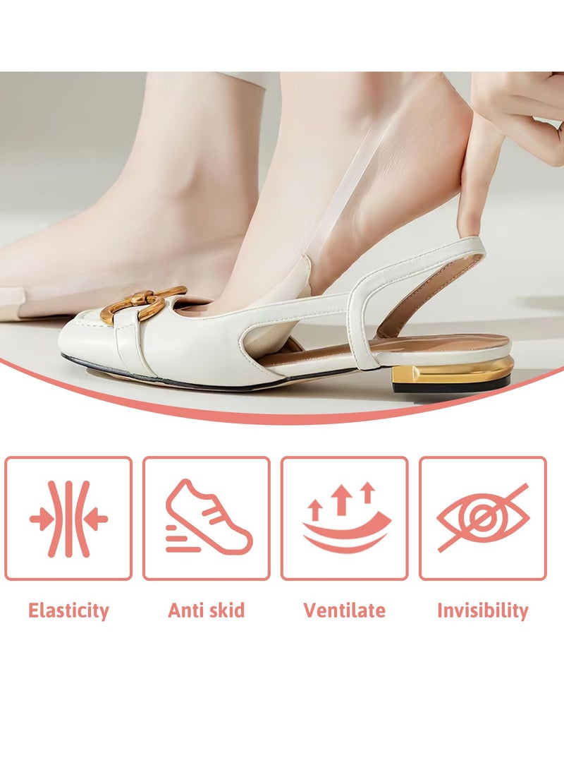 2 زوج طوبر جوارب بطانة، قطع منخفضة جدا جوارب غير مرئية، مضادة للانزلاق جوارب قوارب للنساء، جوارب بوب - Image 3