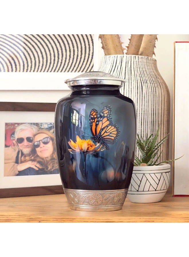 Double Trouble Inc Butterfly Urn for Human Ashes | Large Handcrafted Funeral Memorial | Decorative Cremation Urn for Women and Men - Image 3