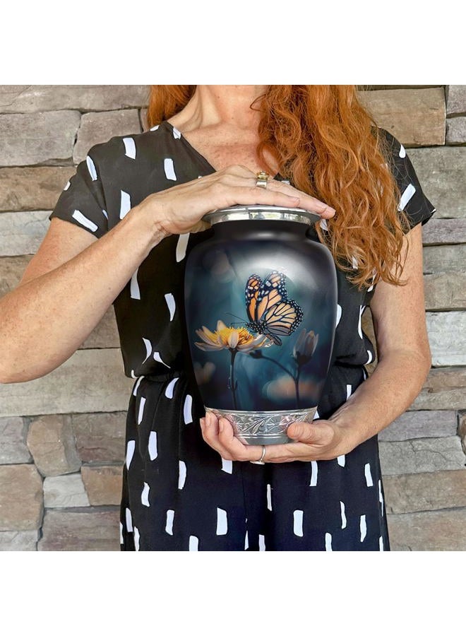 Double Trouble Inc Butterfly Urn for Human Ashes | Large Handcrafted Funeral Memorial | Decorative Cremation Urn for Women and Men - Image 4