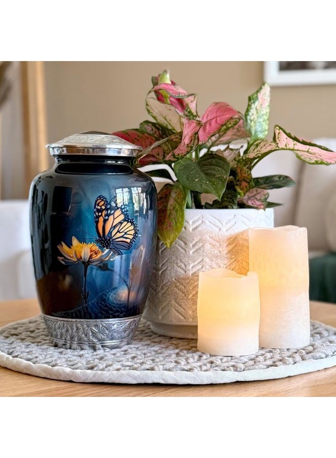Double Trouble Inc Butterfly Urn for Human Ashes | Large Handcrafted Funeral Memorial | Decorative Cremation Urn for Women and Men - Image 5
