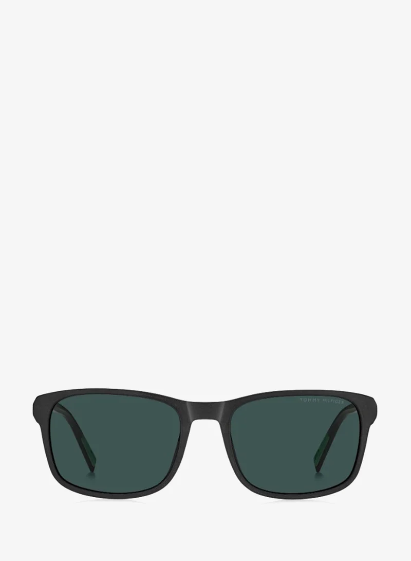 Tommy Hilfiger  TOMMY HILFIGER TH 2325/S Sunglasses Black Rectangular  | Best Price UAE