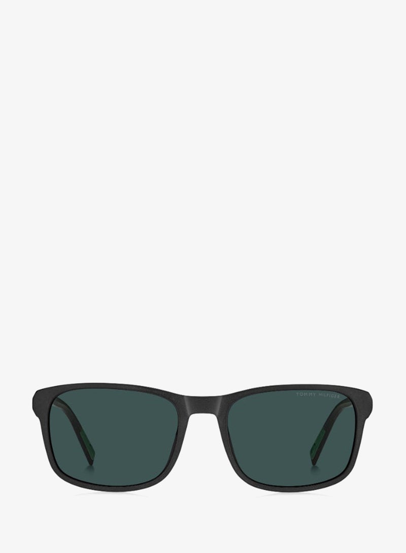TOMMY HILFIGER TH 2325/S Sunglasses Black Rectangular - Image 3