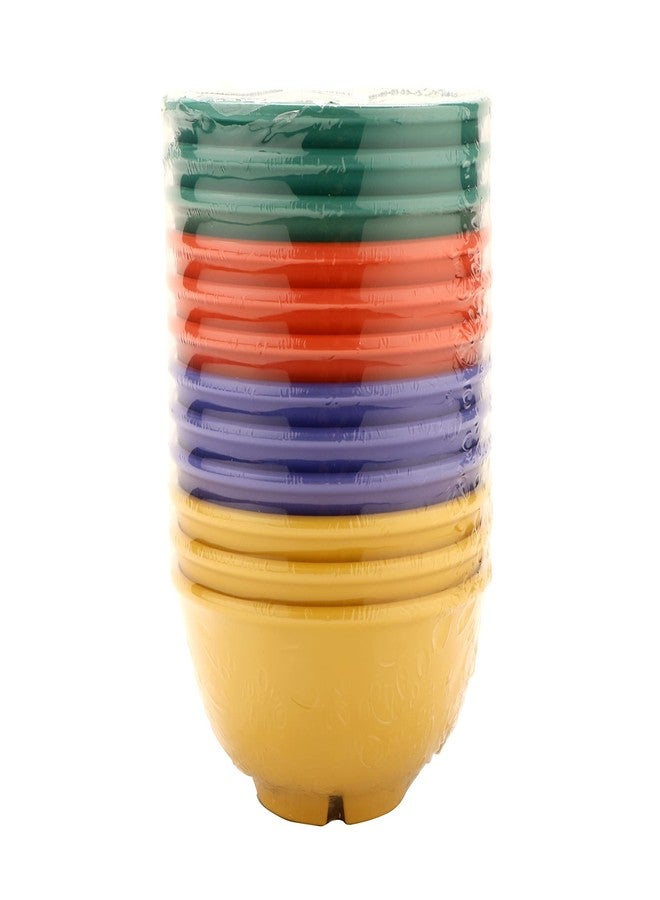 Get G.E.T. B-24-MIX-EC Deep Melamine Bowl, 24 Ounce, Assorted Colors (Set of 4) - Image 1