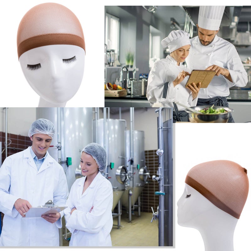 Wig Cap: 2 Pieces Black Stretchy Nylon Mesh - Soft Comfortable Durable Hair Net for Wig Wearers & Hair Holding - Image 5