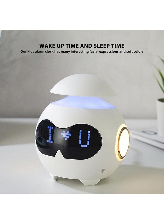 DAYANIDHI DAYANIDHI Digital Clock with Bluetooth Speaker | Smart Alarm with Speaker | Emoticon Design Smart Clock | Led Display Alarm Clock with Lamp | Compact Table Top Clock for Students use in Home - Image 5