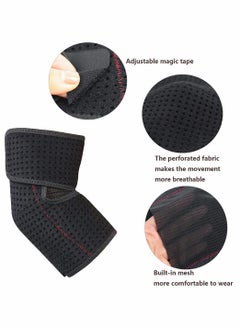 Excefore Elbow Support, Breathable Elbow Support Arm Brace, Tennis Support brace, Wrap for Golfers, Sports Injury Rehabilitation & Protection Against Reinjury  - Image 2