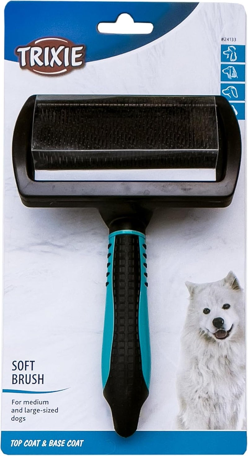 Trixie Soft Grooming Brush for Dogs & Cats - Image 4