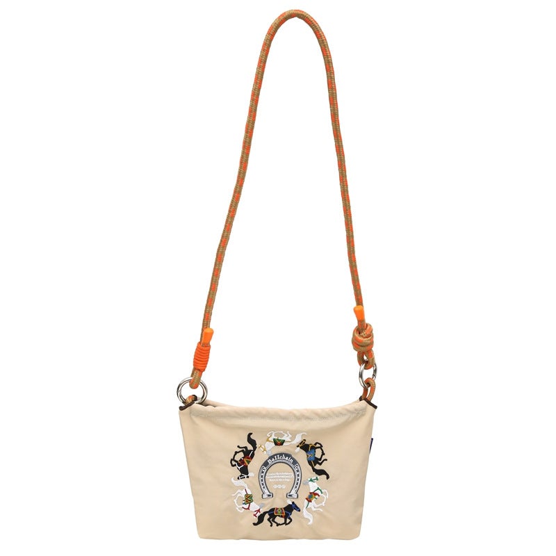Japanese High-End All-Match Bucket Bag Fashion Crossbody Cloth Bag Niche Design Embroidery - Image 1