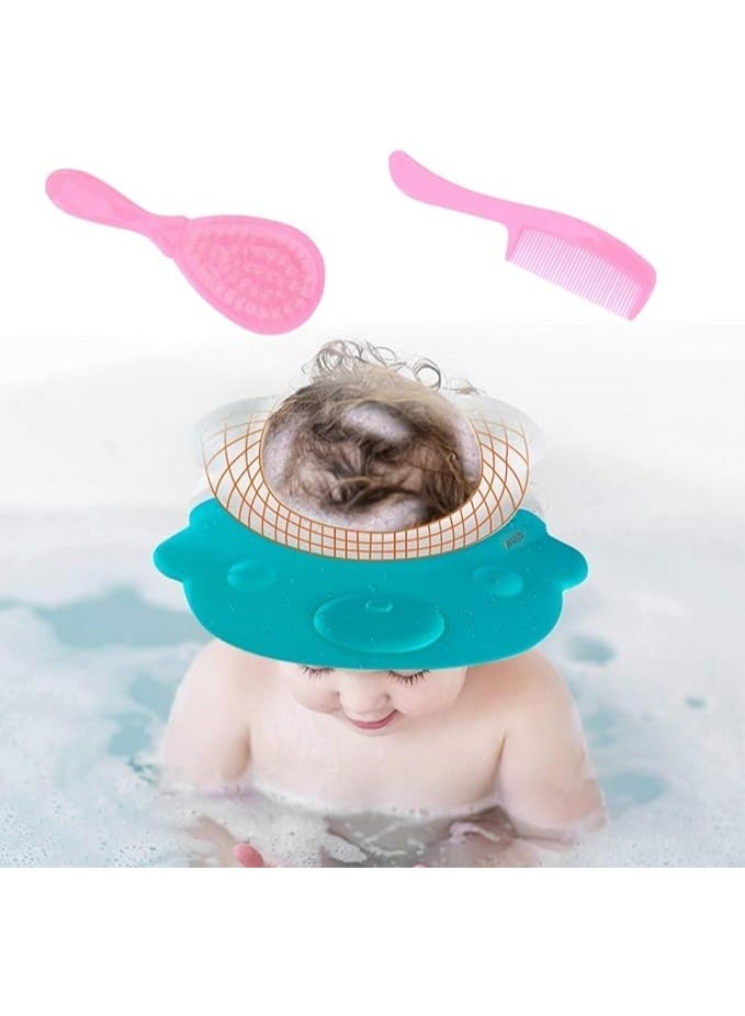 جولي مجموعة فرشاة ومشط شعر الأطفال، شعيرات ناعمة، عبوة من قطعة واحدة، ألوان متنوعة - Image 3