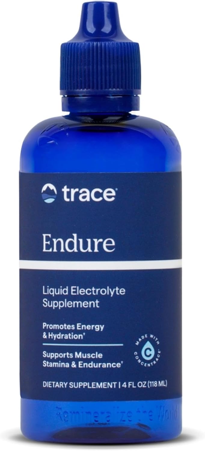 Trace Minerals Endure  Liquid Mineral Absorption Support Supplement  Electrolyte Supplement to Aid Hydration  Healthy Energy  Performance Support with Magnesium  Chloride  4 fl oz 48 Servings - Image 1