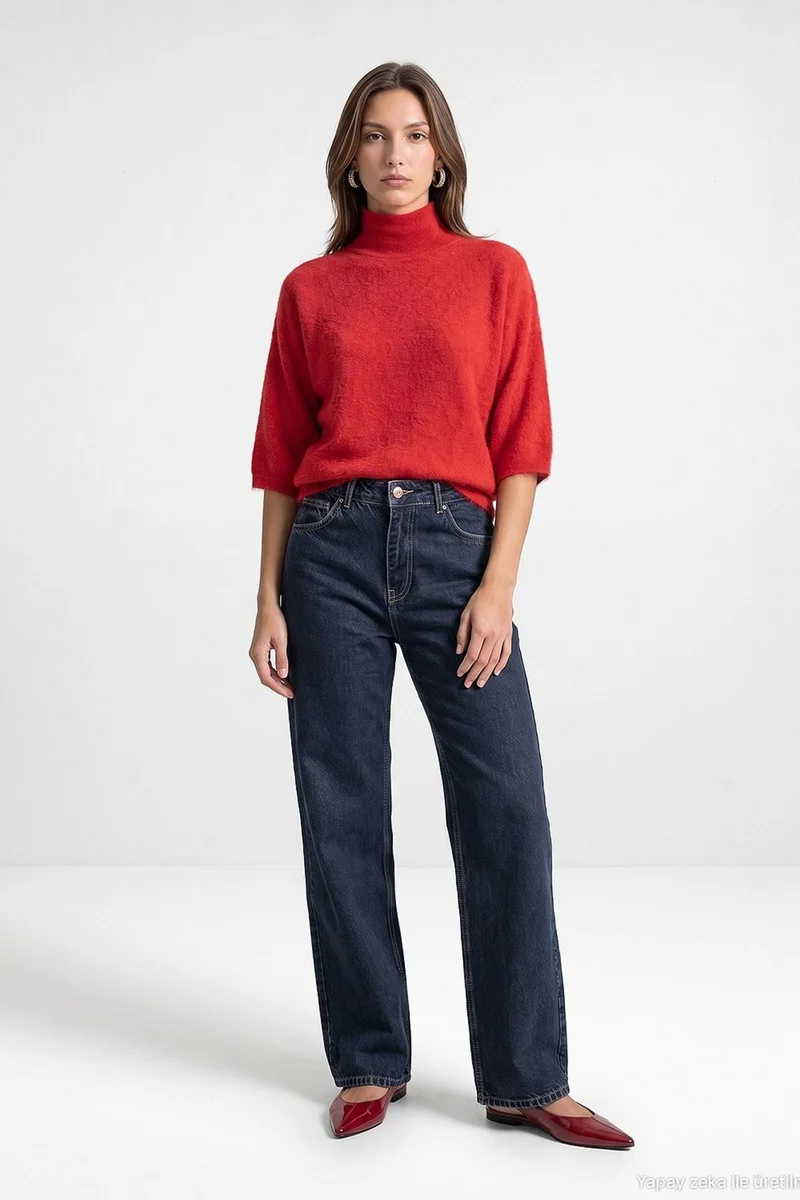 DILVIN Women's Wool-Blend Sweater