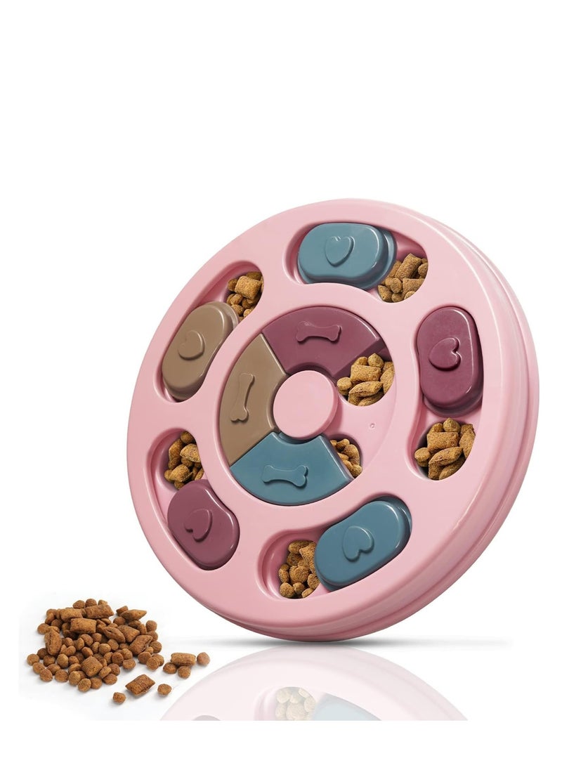 MIXDE - Dog Puzzle Toys,Dogs Food Puzzle Feeder Toys for IQ Training & Mental Enrichment,Dog Treat Puzzle (pink) - Image 1