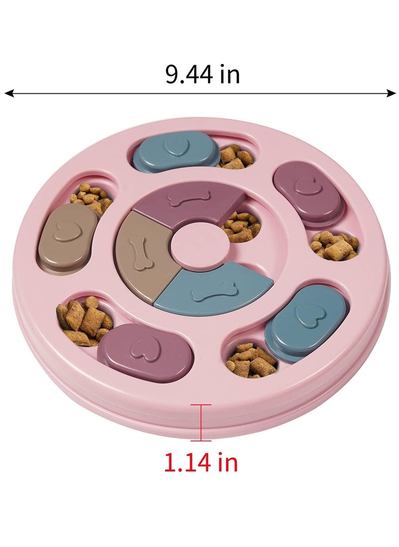 MIXDE - Dog Puzzle Toys,Dogs Food Puzzle Feeder Toys for IQ Training & Mental Enrichment,Dog Treat Puzzle (pink) - Image 1