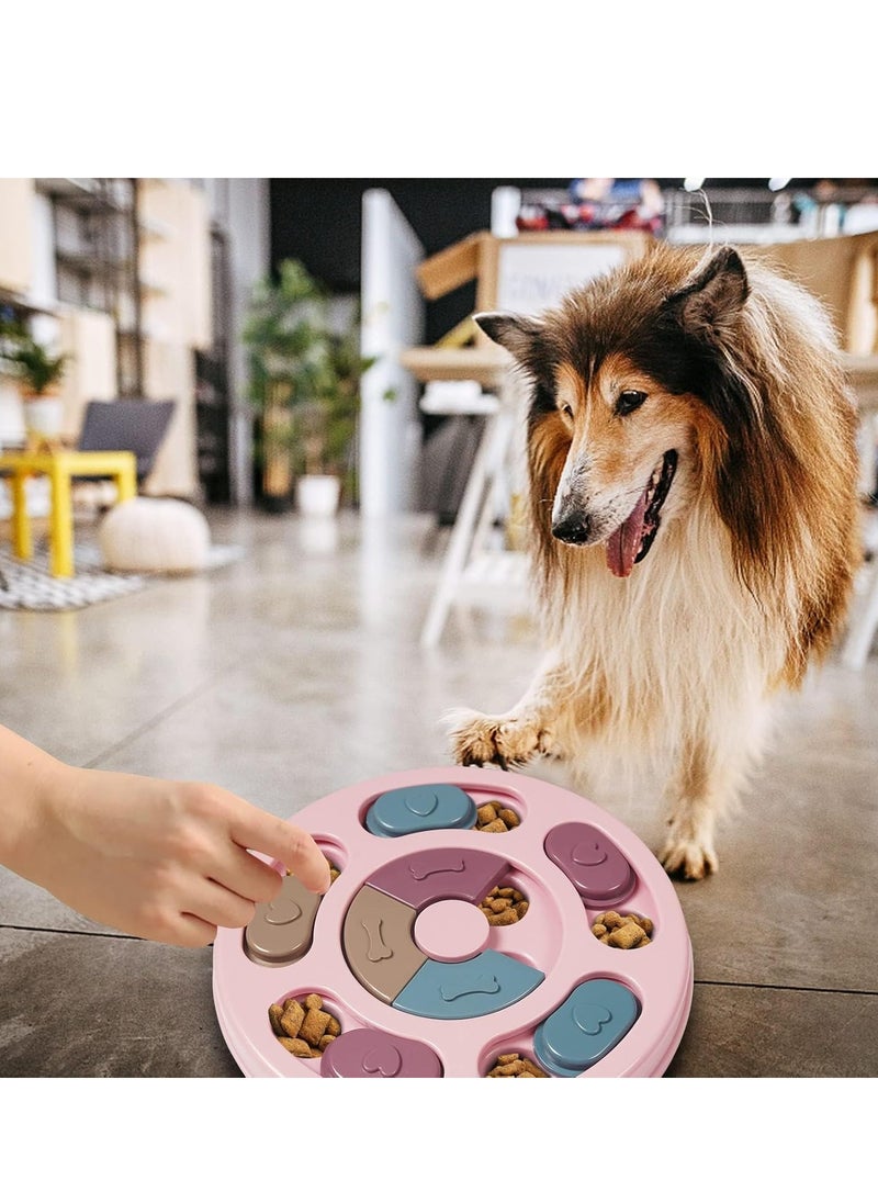 MIXDE - Dog Puzzle Toys,Dogs Food Puzzle Feeder Toys for IQ Training & Mental Enrichment,Dog Treat Puzzle (pink) - Image 1