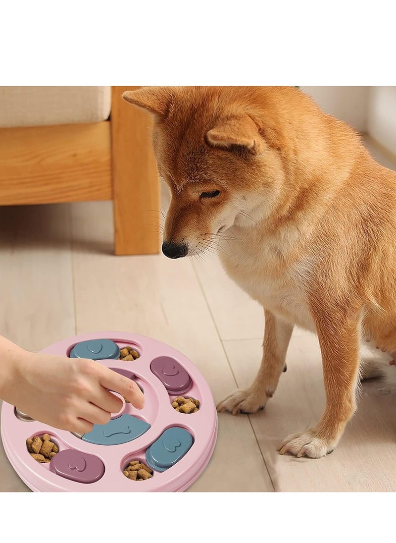 MIXDE - Dog Puzzle Toys,Dogs Food Puzzle Feeder Toys for IQ Training & Mental Enrichment,Dog Treat Puzzle (pink) - Image 1