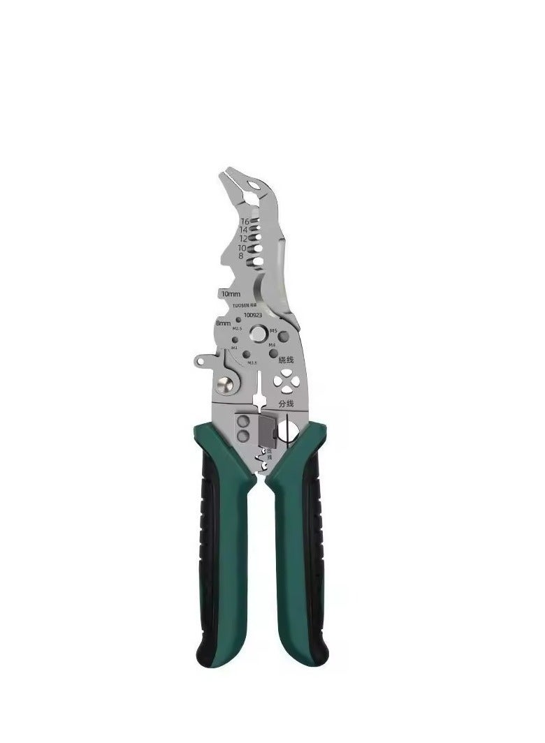 Multi-function Electrician Pliers Industrial-grade Special-purpose Wire Stripping Artifact Wire Crimping Stripping Pliers Tools  - Image 1