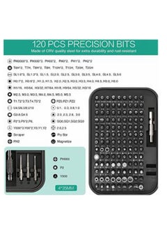 Cool Baby COOLBABY precision screwdriver set, new version 130 in 1 screwdriver set, with 120 screwdriver bit, smartphone repair tool kit with magnetizer.  - Image 3