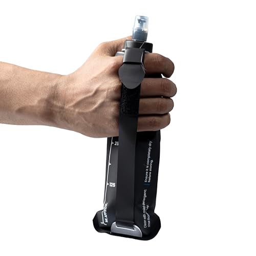 Tripole Hydration & Water Soft Flask for Running and Cycling | 500 mL (Black) - Image 2