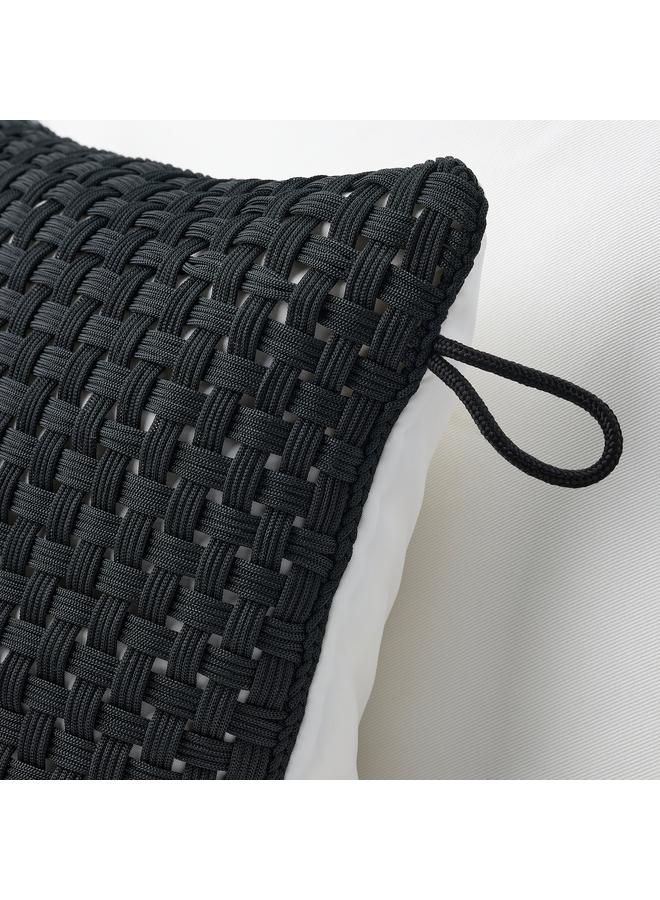 Zaboon Cushion Cover, Black Outdoor/Indoor, 50X50 Cm - Image 4