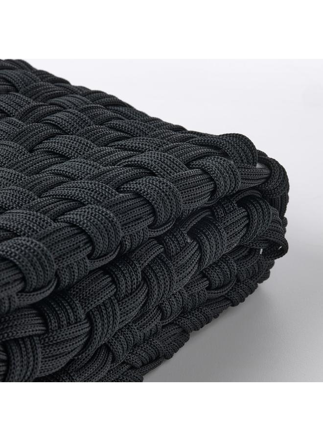 Zaboon Cushion Cover, Black Outdoor/Indoor, 50X50 Cm - Image 3