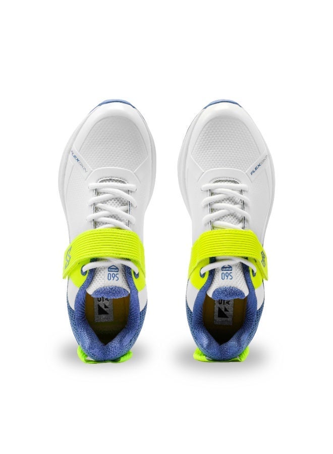SOLM8 S60Pro Cricket Spike Shoes  Metal Replaceable Spikes, Velcro Strap & Easy-Clean Flex Skin, Ultralight Insole Cushioning for Professional Players - Image 3