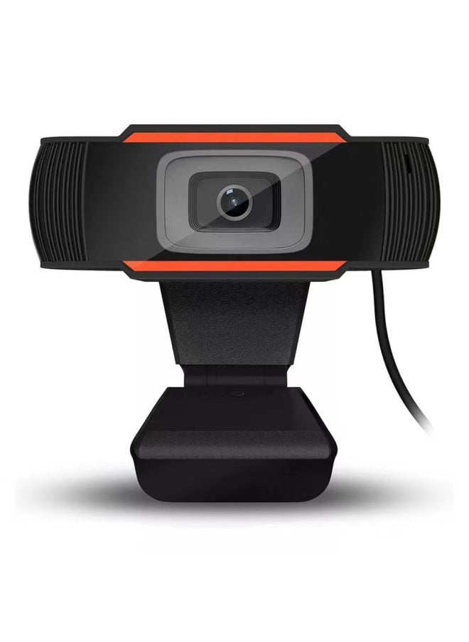 High-definition Live Broadcast Camera Desktop Computer Notebook Anchor Network Teaching Online Learning Conference-Color:720P
