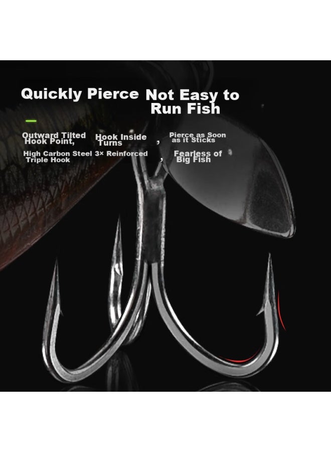 King Lure King Bait, Water Surface Tractor Propeller, Floating Pencil Artificial Bait For Freshwater Bass, N08 - Image 4