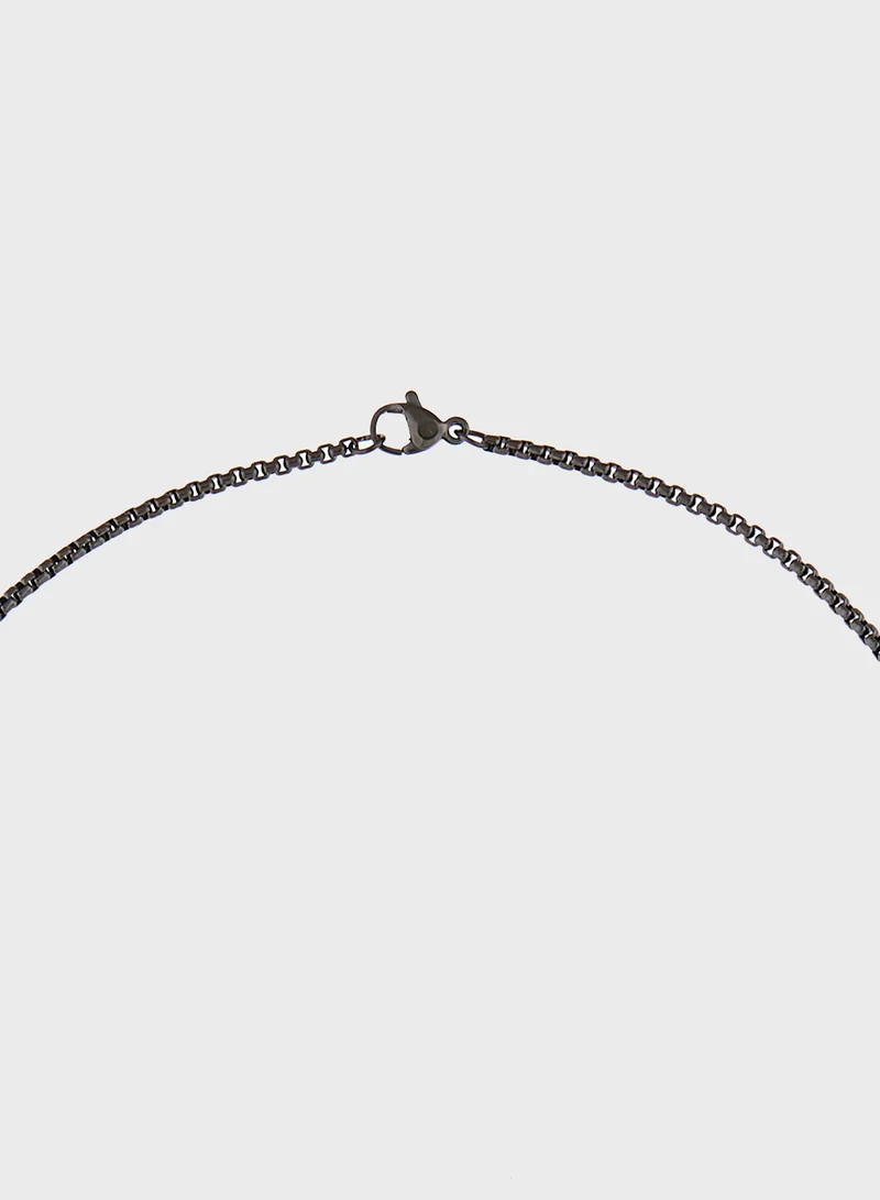 Seventy Five Totem Pendant Necklace