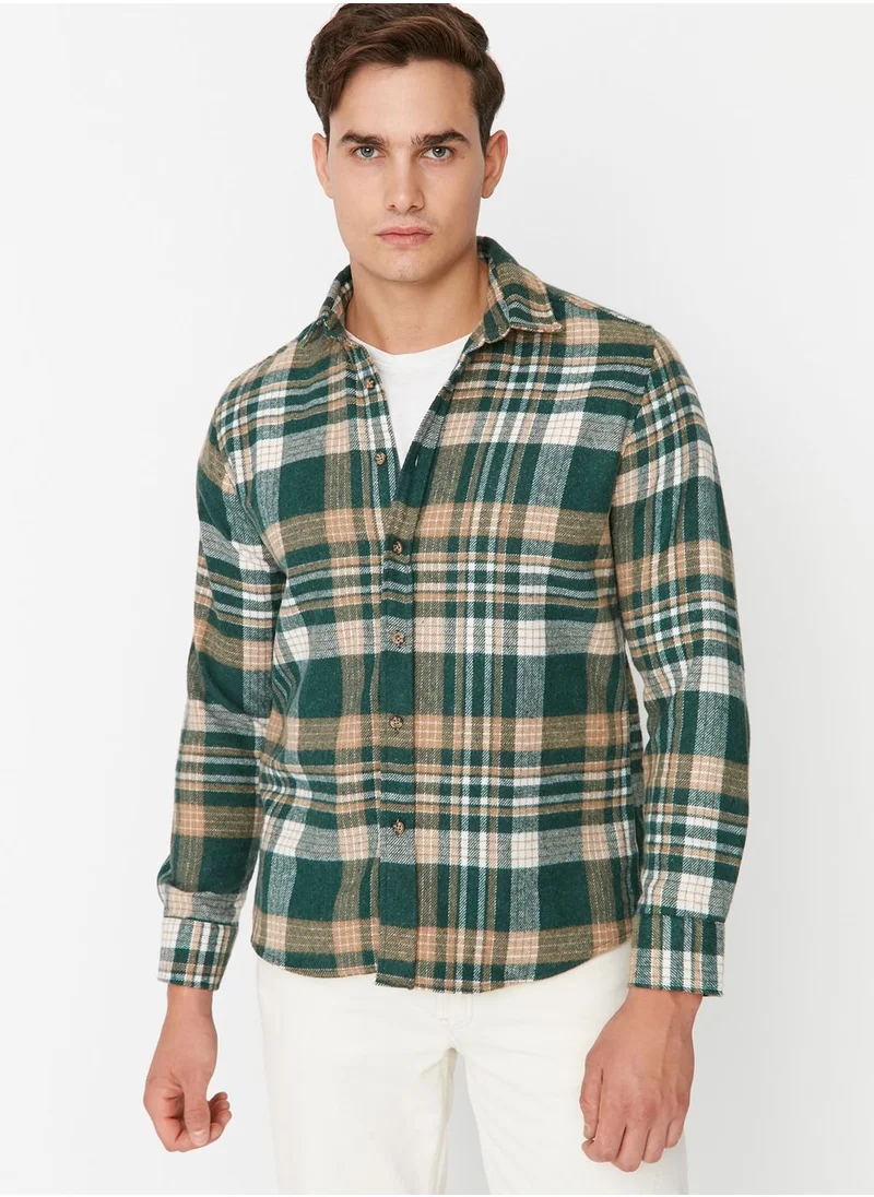 trendyol Checked Regular Fit Shirt