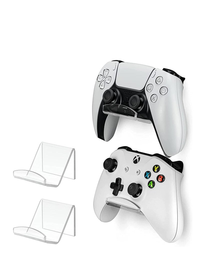 Generic - Game Controller Wall Mount Holder Stand (4 Pack) For Xbox One Ps4 Ps5 Steam Switch Pc Universal Gamepad Accessories - Image 1
