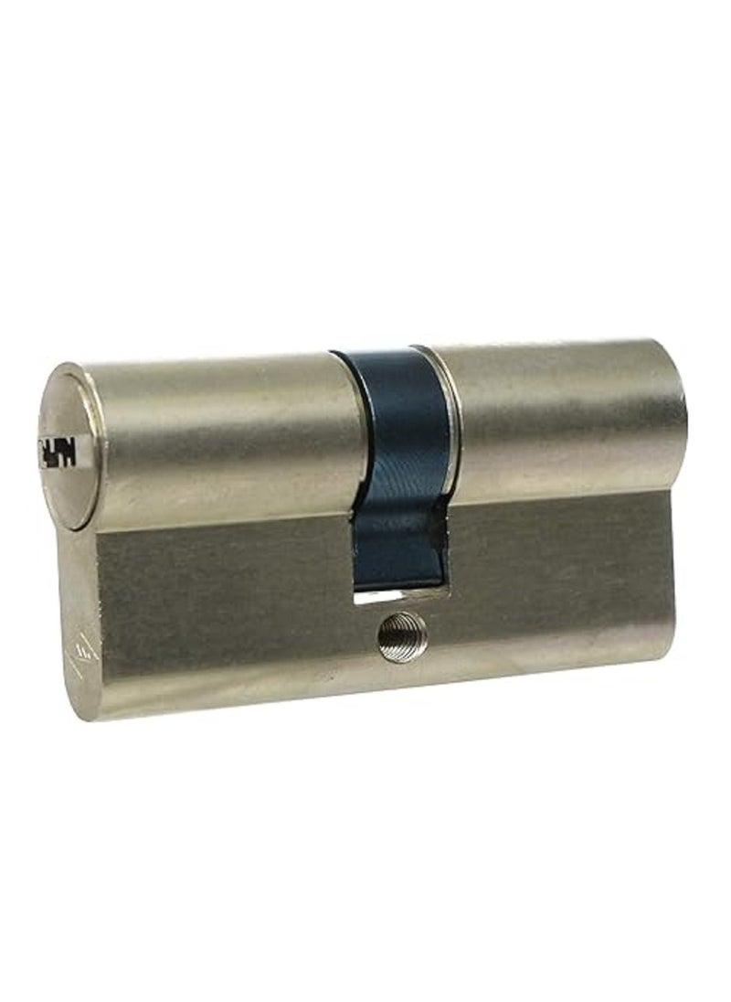 Profile Door Lock Cylinder 5 Keys Silver  - Image 1