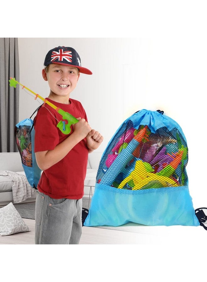 ArtCreativity Fishing Toys Set for Toddlers, Magnetic Fishing Set with Rods, Nets, Bag, and 30 Aquatic Toys, Interactive Fishing Game for Kids, Swimming Pool, Bath Toys for Kids, Boys and Girls - Image 4