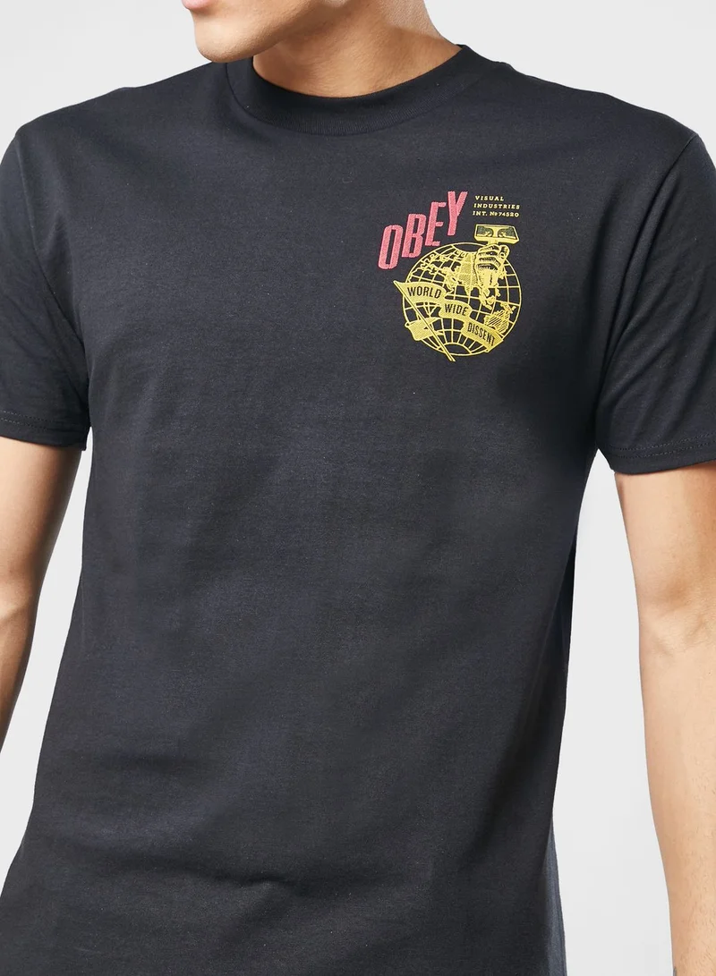 OBEY Hammer Globe T-Shirt