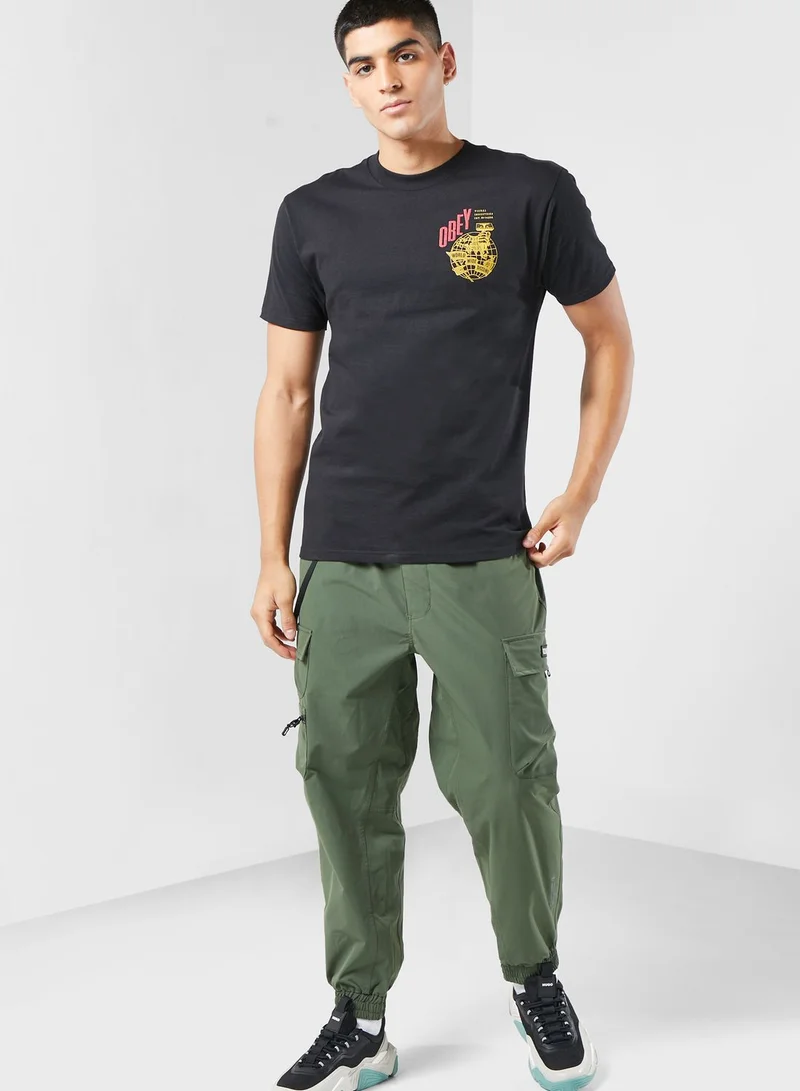 OBEY Hammer Globe T-Shirt