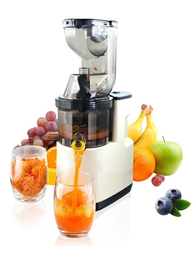 إم مياويان عصارة ضغط بارد مع فاصل عصير، عصارة خضروات وفواكه متعددة الوظائف للاستخدام المنزلي/التجاري، خلاط كبير القطر، عصارة بطيئة أوتوماتيكية بالكامل - Image 1