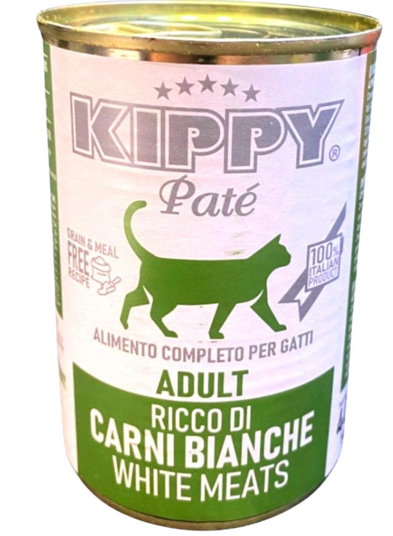 Kippy Pate Wet cat food (6 cans) - Kippy Pate  with White meats flavor - 6 × 400g - Image 2